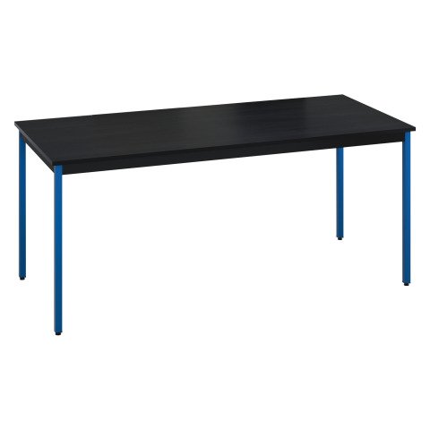 Mesa multiuso Eco 180 x 80 tablero negro patas azul