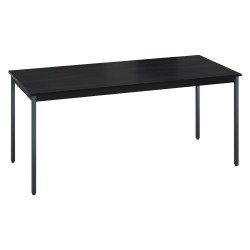 Table multi-usage plateau noir L 180 x P 80 cm Zonza