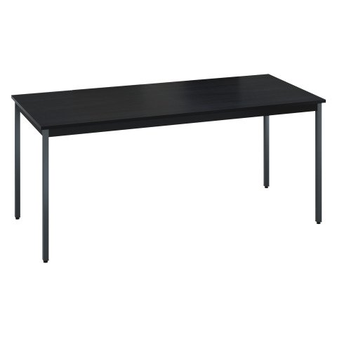Mesa multiuso Eco 180 x 80 tablero negro patas antracitas