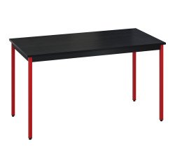 Table multi-usage plateau noir L 140 x P 70 cm Zonza