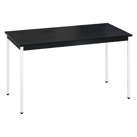 Mesa multiuso Eco 140 x 70 tablero negro patas blancas