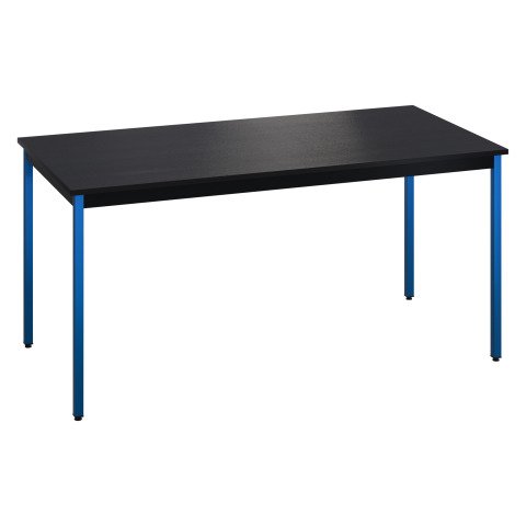 Mesa multiuso Eco 160 x 80 tablero negro patas azules