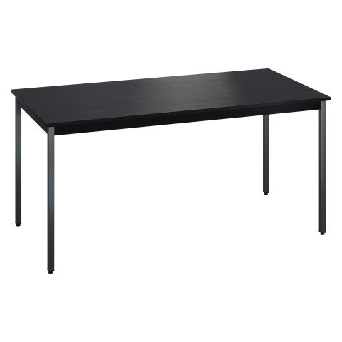 Mesa multiuso Eco 160 x 80 tablero negro patas antracitas
