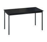 Table multi-usage plateau noir L 140 x P 70 cm Zonza