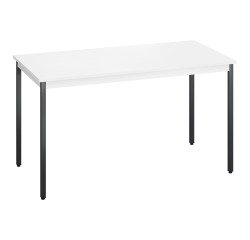 Table multi-usages plateau blanc L 140 x P 70 cm