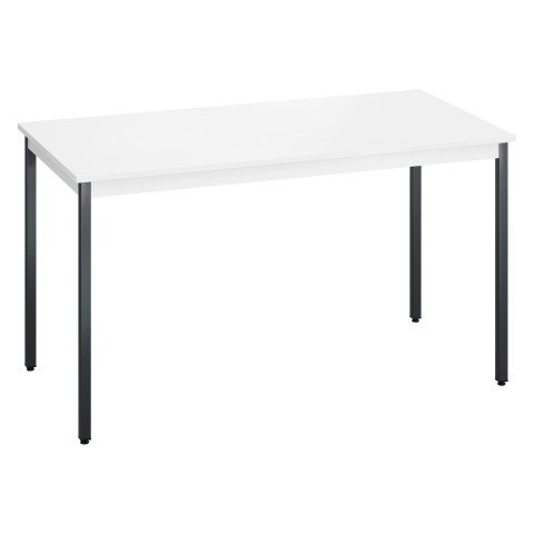 Mesa multiuso Eco 140 x 70 tablero blanco patas antracitas