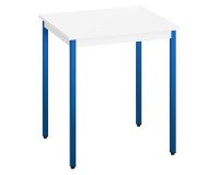 Table multi-usages plateau blanc L 70 x P 60 cm