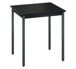 Table multi-usage plateau noir L 70 x P 60 cm Zonza