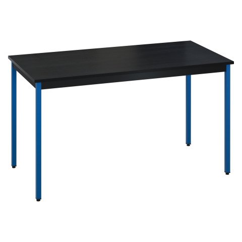 Mesa multiuso Eco 140 x 70 tablero negro patas azules