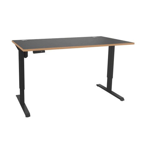 Mesa eléctrica regulable en altura Ergo Sup Premium An 140 cm carbón patas antracitas