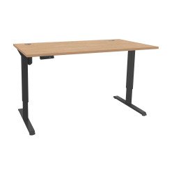 Bureau assis-debout Ergosup Premium réglage électrique en hauteur à mémoire de position et alerte