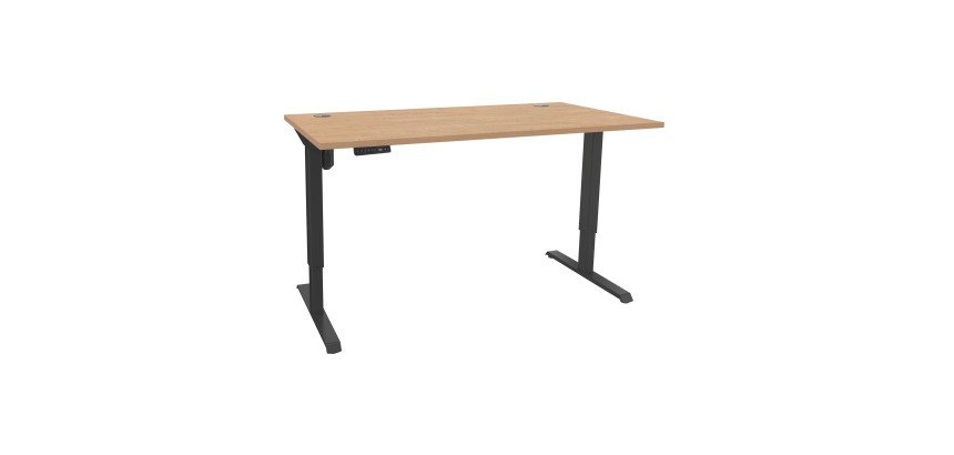 Standing desk Ergosup Premium with memory position anthracite foot 140 cm.