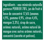Eau Perrier & Juice ananas mangue 33 cl - 24 canettes