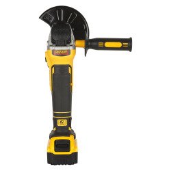 DeWALT DCG405P2-QW Mini-Amoladora sin escobillas XR 18V 125mm con 2 baterías Li-Ion 5Ah, cargador y maletín TSTAK II