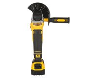 DeWALT DCG405P2-QW Mini-Amoladora sin escobillas XR 18V 125mm con 2 baterías Li-Ion 5Ah, cargador y maletín TSTAK II