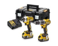 DeWALT DCK266P2T-QW KIT XR = DCD796 Taladro Percutor + DCF887 Atornillador Impacto + 2 baterías Li-Ion 5Ah + maletín TSTAK