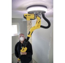 Stanley SFMEE500S-QS Lijadora de Panel Yeso 750W, velocidad 600 - 1.700 rpm