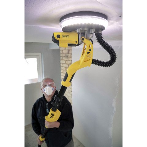 Stanley SFMEE500S-QS Lijadora de Panel Yeso 750W, velocidad 600 - 1.700 rpm
