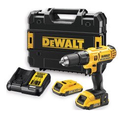 DeWALT DCD776D2T-QW Taladro Percutor XR 18V 13mm 42Nm con 2 baterías