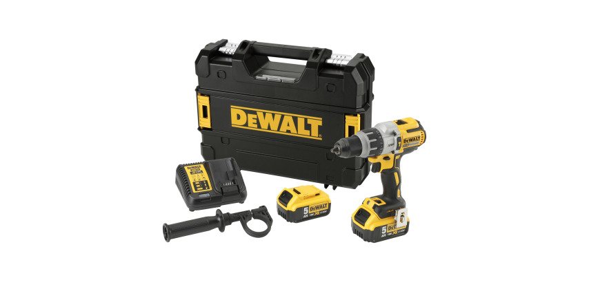 DeWALT DCD996P2-QW Taladro Percutor sin escobillas XR 18V XRP 13mm 95Nm con 2 baterías Li-Ion 5Ah y maletín TSTAK