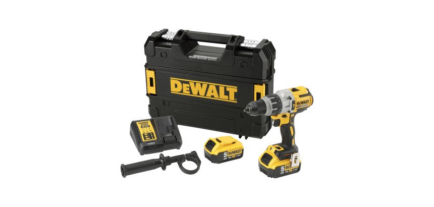 DeWALT DCD996P2-QW Taladro Percutor sin escobillas XR 18V XRP 13mm 95Nm con 2 baterías Li-Ion 5Ah y maletín TSTAK