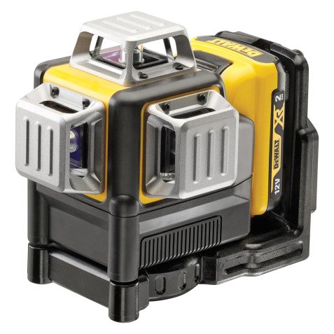 DeWALT DCE089D1G-QW Nivel Láser autonivelante VERDE de 3 líneas 360° XR 12V con batería Li-Ion 2Ah