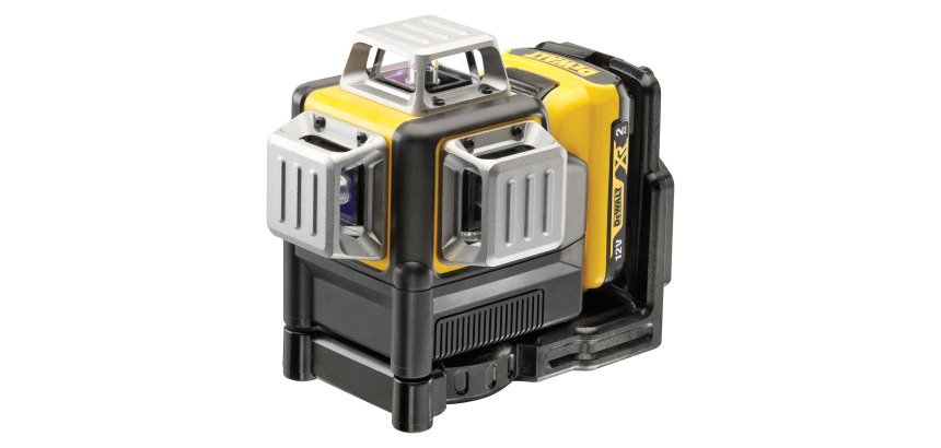 DeWALT DCE089D1G-QW Nivel Láser autonivelante VERDE de 3 líneas 360° XR 12V con batería Li-Ion 2Ah