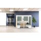 <blockquote>Acoustic alcove Fokuus Duo 2 light oak side benches</blockquote>