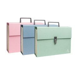 Trieur valisette en carte Exacompta Autentik 18 divisions