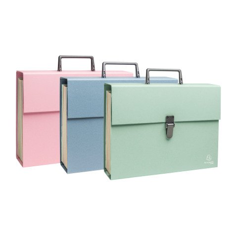 Trieur valisette en carte Exacompta Autentik 18 divisions