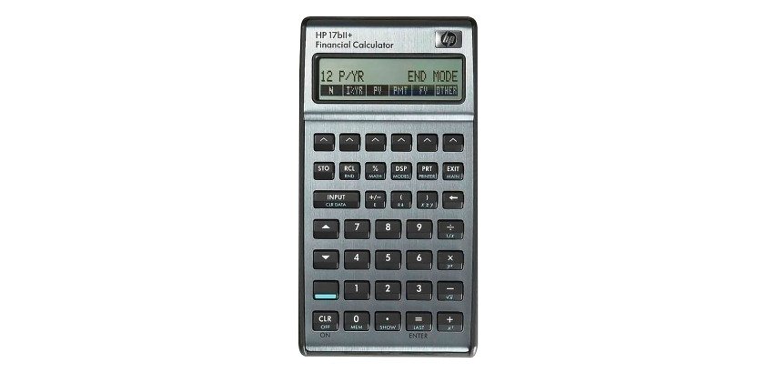 hp Calculatrice financière hp 17bII+, affichage 22 signes