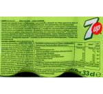 Seven Up Zéro 33 cl - 24 canettes