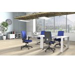 Chaise de bureau avec accoudoirs réglable 1D synchrone Tertio