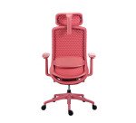 Chaise de Bureau LEMO tissu - avec accoudoirs 3D, appui-tête, profondeur d'assise et soutien lombaire réglables - Mécanisme Synchrone - Pieds aluminium