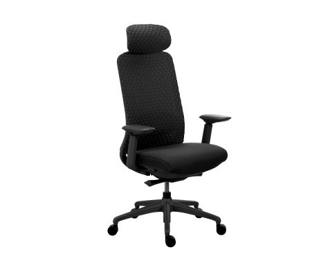 ultra-ergonomische stoel Xavier met verstelbare armleuningen en hoofdsteun. op