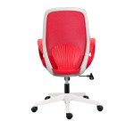 Sedia operativa ergonomica Shell con struttura bianca