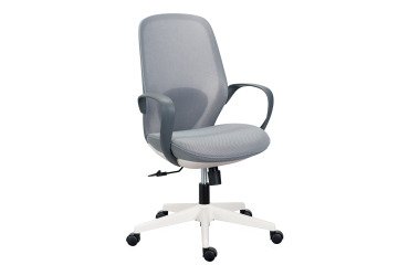 Sedia operativa ergonomica Shell con struttura bianca