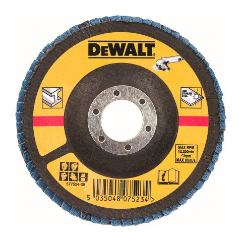 DeWALT DT3266-QZ Disco de láminas Ø125mm, grano 60 - Cóncavo