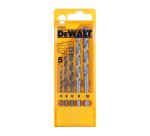 DeWALT DT6952-QZ Juego de 5 brocas para piedra en cassette de plástico Ø 4,5,6,8,10mm