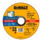 DeWALT DT43909-QZ Disco de corte plano inox con grano profesional de óxido de aluminio Thin Cut 230 x 1.9 x 22.23mm