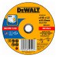 DeWALT DT43903-QZ Disco de corte plano inox con grano profesional de óxido de aluminio Thin Cut 115 x 1.2 x 22.23mm