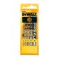 DeWALT DT6956-QZ Juego de 5 brocas para piedra Extreme con vástago de 3 caras en cassette de plástico Ø 4,5,6,8,10mm