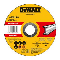 DeWALT DWA8011RIA-AE Disco para sierra tronzadora para metal 355 x 3 x 25.4mm
