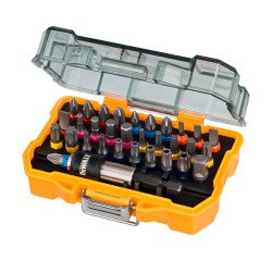 DeWALT DT7969-QZ Juego de 32 puntas, Pz, Ph, Pl, Torx, Torx inviolables hexagonal y adaptador