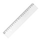 Règle plate plastique bord anti-tâches Wonday 20 cm