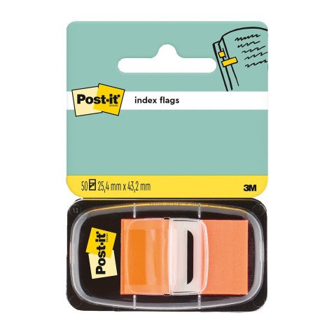 <mark>Large orange Post-it bookmarks - 100-sheet dispenser</mark>