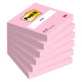 Notes repositionnables rose Post-it 76 x 76 mm - bloc de 100 feuilles