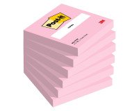 Notes repositionnables rose Post-it 76 x 76 mm - bloc de 100 feuilles