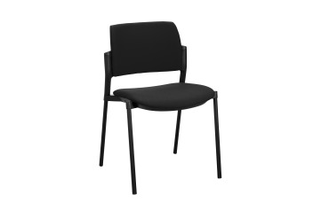 Chaise Simone assise et dossier tissu