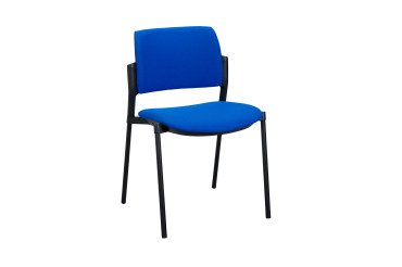 Chaise Simone assise et dossier tissu